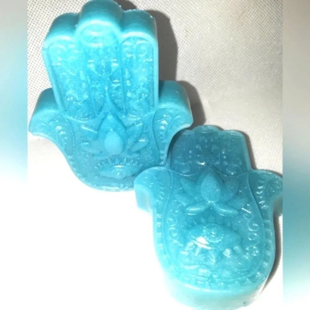 HAND crafted positive eye organic Blueberry soap bar